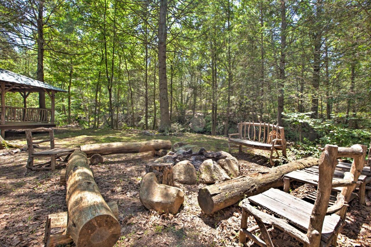 Clearwater Cabin On 10 Acres With Trout Stream! Monterey Exteriör bild